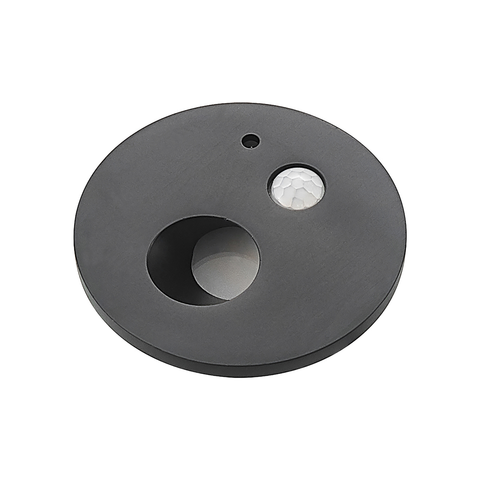 Neru Round LED Luz de pared empotrada w/Sensor Black - Arcchio